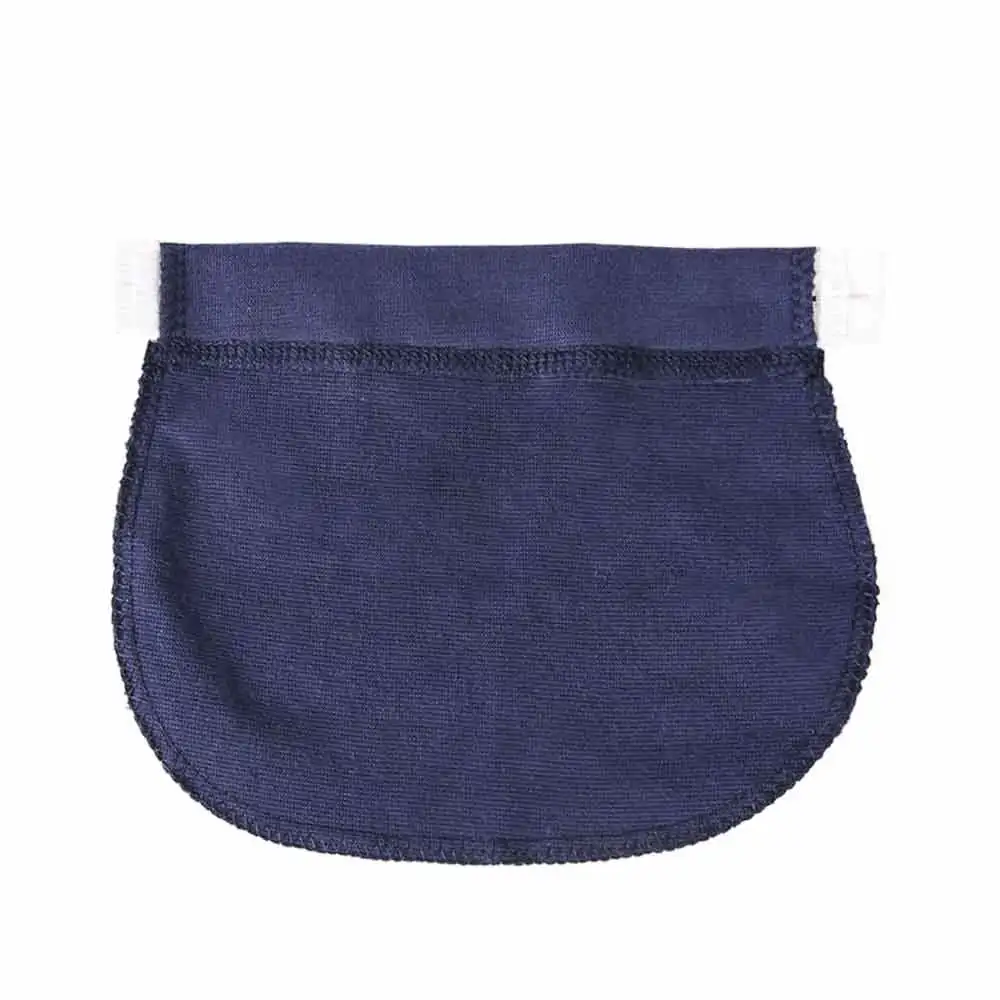 Пояс для животика после родов пояс для беременных регулируемые эластичные брюки для будущих мам Беременная Талия расширитель Швейные аксессуары - Цвет: deep blue
