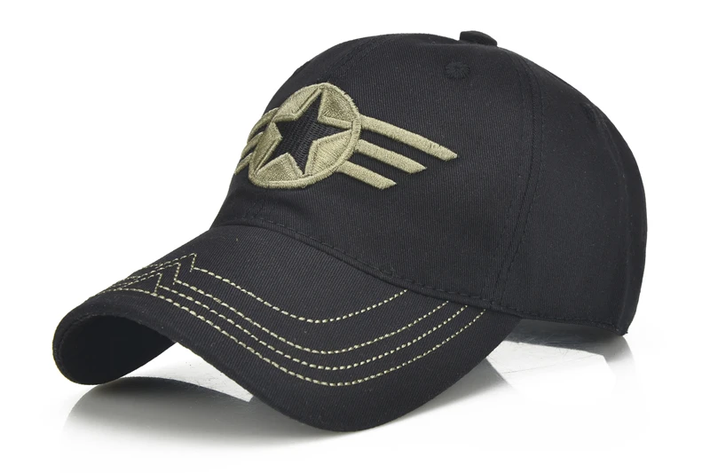 Военная Кепка для мужчин с пятиконечной звездой, камуфляжная кепка для армии США, военно-воздушные силы, военная Кепка, кепка s