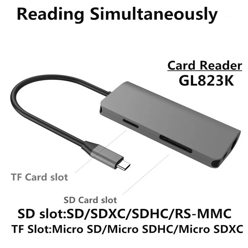 Thunderbolt3 USB HUB Type c 3 1 к HDMI 4 0 RJ45 VGA адаптер с PD зарядкой для MacBook Pro Samsung Galaxy S9 usb hub|Кабели