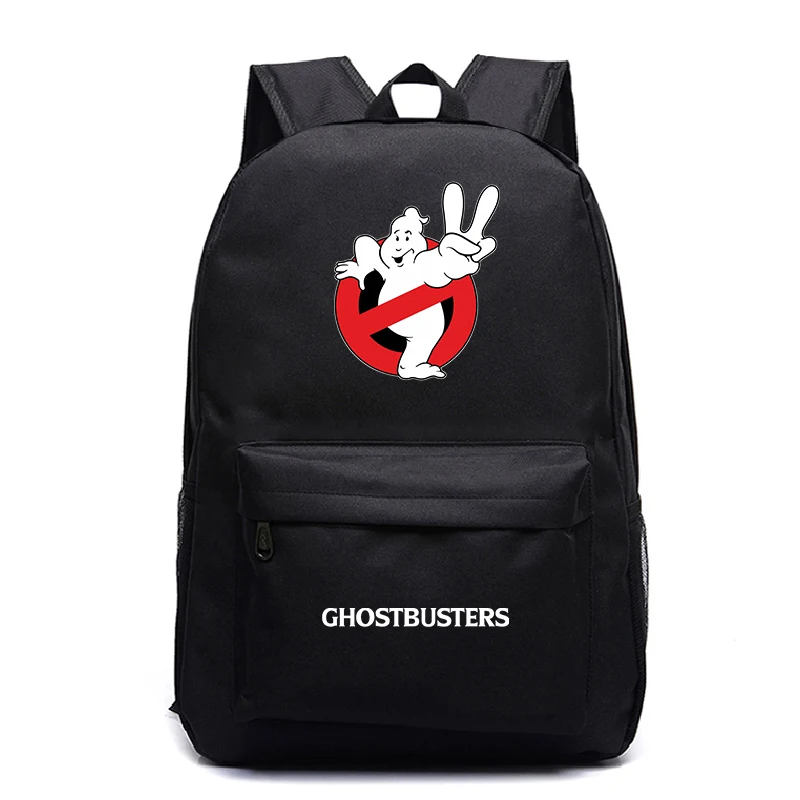 

Ghostbusters Backpack Canvas School Bags Galaxy Shoulder Bag Casual Laptop Traveling Rucksack