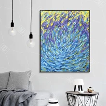 

Monet Artwork Picture Abstract Hand Drawn Wall Art Canvas Oil Painting Nordic Decoration Home Posters and Prints for Living Room