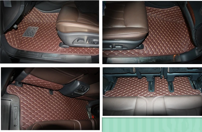 Top quality mats! Special car floor mats for Infiniti QX60 7 seats 2019