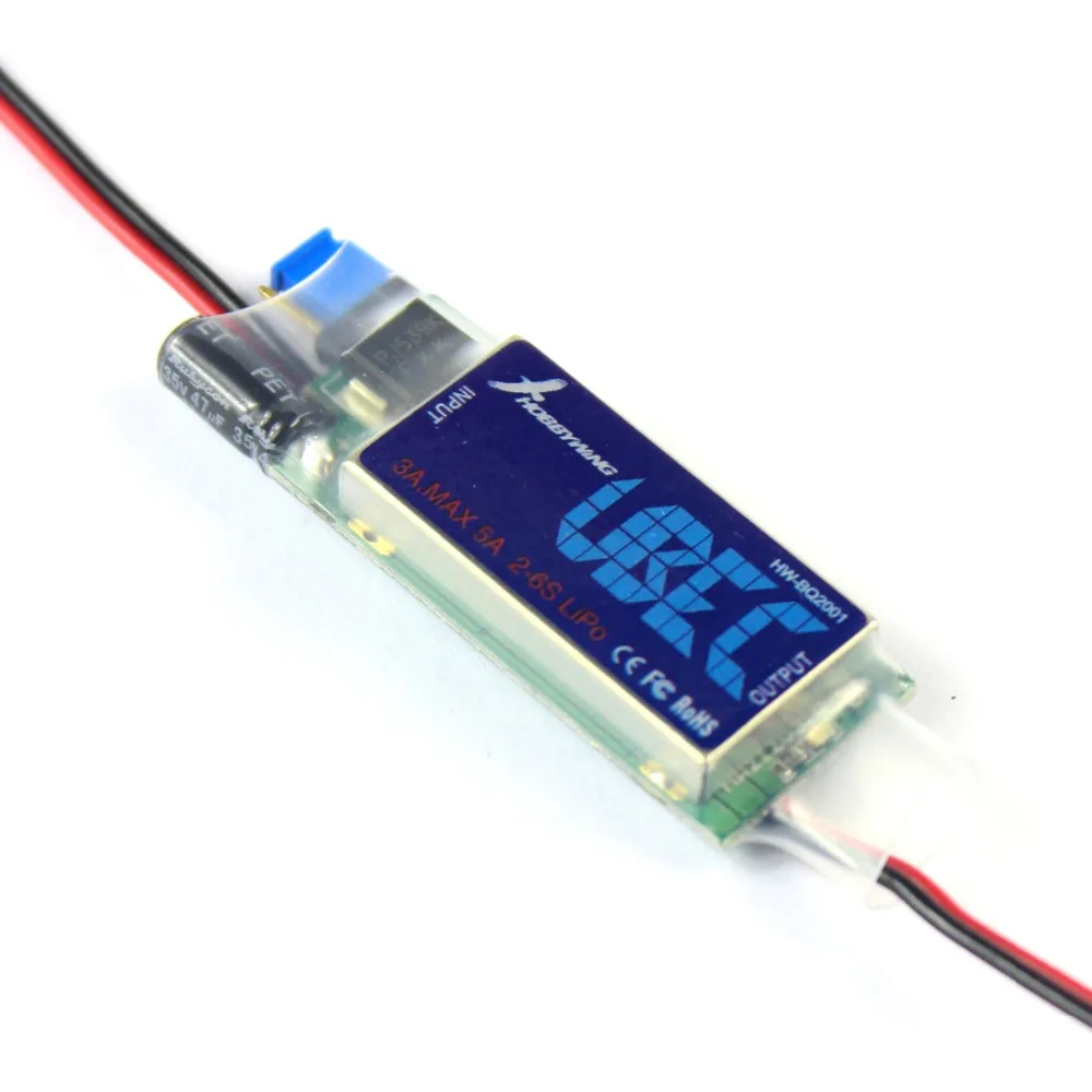 

F17548 Hobbywing RC Toy Part External 3A UBEC Output 5V / 6V Switchable Lowest RF Noise BEC for RC Car