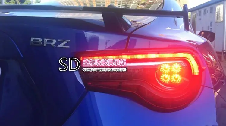Подходит для TOYOTA GT86 BRZ FRS RS спойлер из углеродного волокна крыло хвост