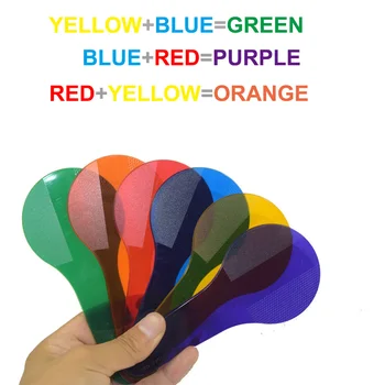 

Montessori Sensorial Material Plastic Color Tablets Color Sensory Toys Educational Learning Toys For Kids Juguetes ME1464H