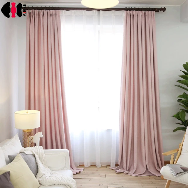 Simple Style Pink Linen Cloth Room Decor Curtains Window D For Simple Style Pink Linen Cloth Room Decor Curtains Window D For Curtain Living Purple