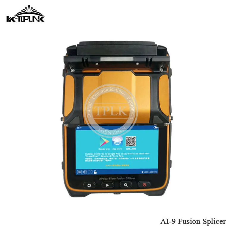 

Free shpping 5S AI-9 Automatic SM&MM Multi-language Intelligent FTTH Fiber Optic Splicing Machine