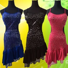 5 цветов, юбка для латинских танцев, цельнокроеное танцевальное платье, танцевальная одежда, платья для танго, танцевальная одежда