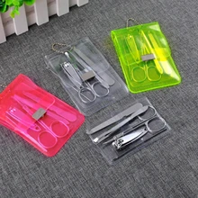 5 шт./компл. профессиональный маникюрный набор для ногтей Маникюрный Инструмент набор чистящих средств набор