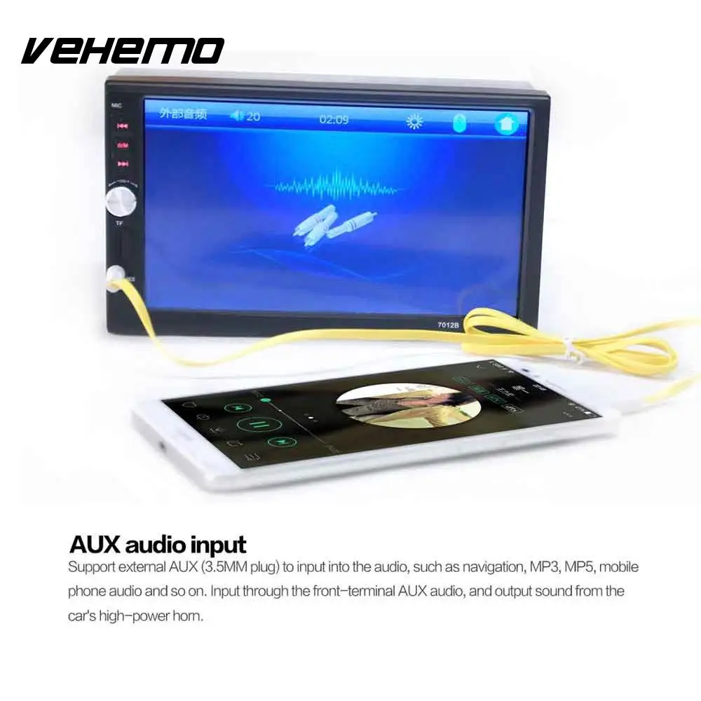 

Car Player in Dash Premium Car MP5 Bluetooth Calls MP5 Player Universal Support Reverse Image
