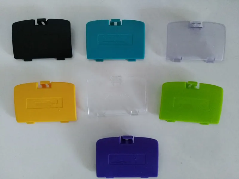 FZQWEG 7 COLORS CASE For GBC game console For Gameboy Color battery cover shell case