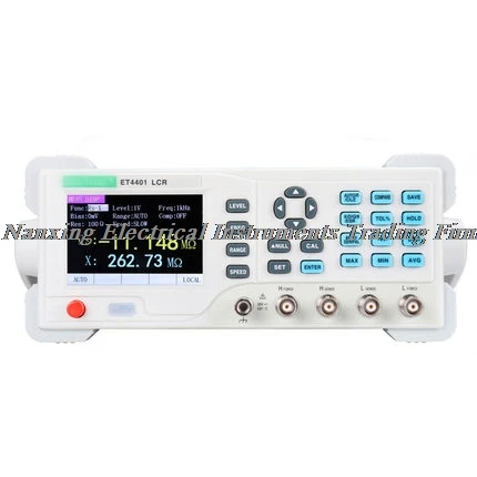

Fast arrival ET4401 LCR Meter with 10KHz(100,120,200,400,800,1k, 2k,4k,8k,10kHz) frequency ,Basic Accuracy:0.2%