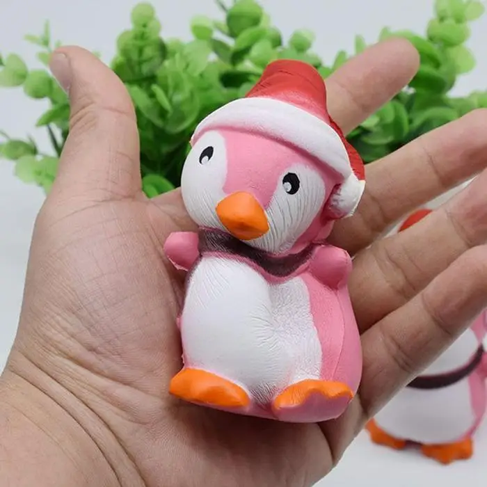 Новые детские мягкие Jumbo мягкий искусственный Рождество Пингвин Ароматические более 6 лет замедлить рост игрушечные лошадки