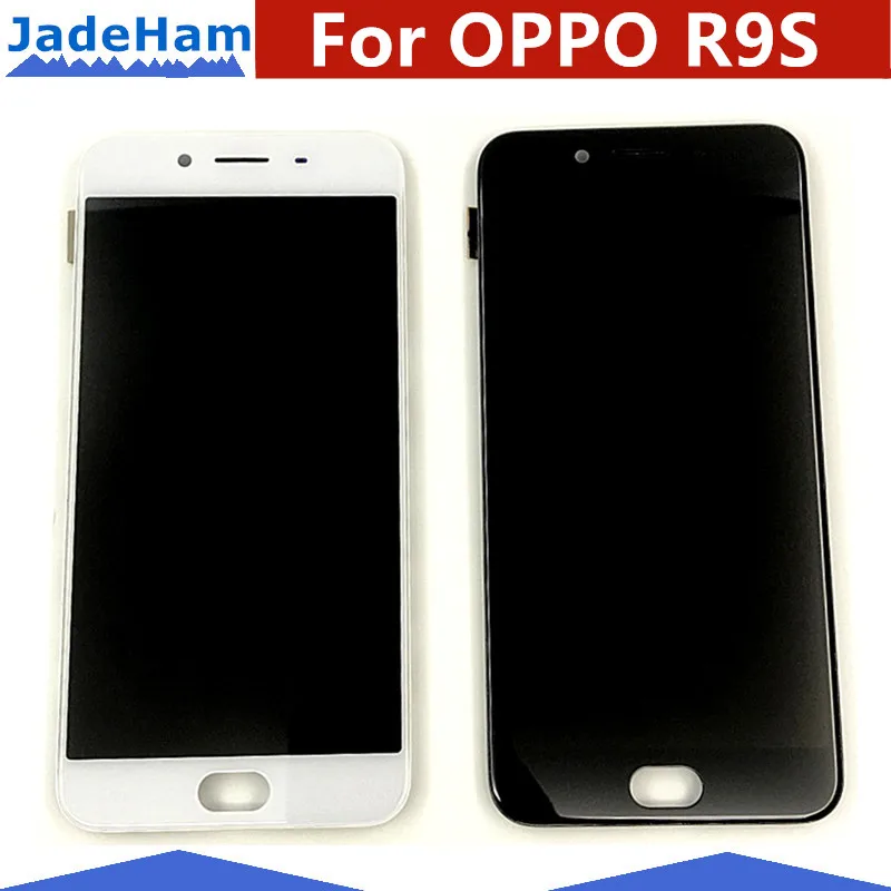 

100% Tested H For OPPO R9S Full LCD Display + Touch Screen Digitizer Assembly Replacement With Frame