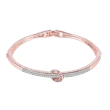 O Round Fashion Women Rose Gold Sliver Crystal Bangle Bracelet Luxury OL Cuff Hand Jewelry Gifts O Round Fashion Women Rose Gold Sliver Crystal Bangle Bracelet Luxury OL Cuff Hand Jewelry Gifts