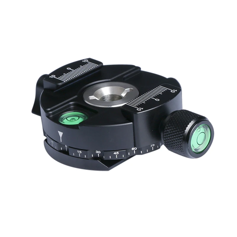 

360 Degree Panoramic Indexing Rotator Ball Head With Quick Release Plate Clamp For Camera Tripod XM66