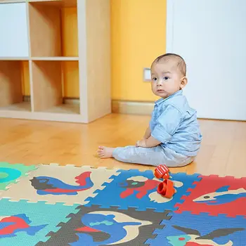 

9 PCS Per Set Splicing Mobilization EVA Marine Foam Mats Children's Educational Toys Puzzle Crawling Mat