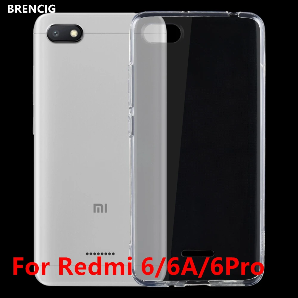 Caixa-do-telefone-para-Xiaomi-6A-Protetora-TPU-Transparente-Port-til-de-Smartphones-Prova-de-Choque