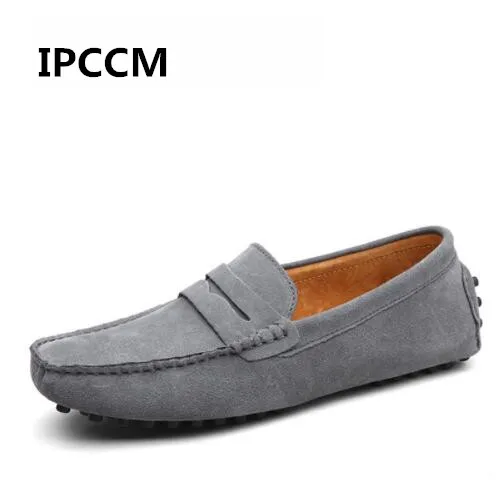 Ipccm 2018 Simple Fashion Style High Quality Genuine Leather Shoes Men Flats Gommino Driving Large Size 30Cm huismerk kopen in de aanbieding Ipccm 2018 Simple Fashion Style High Quality Genuine Leather Shoes Men Flats Gommino Driving Large Size 30Cm huismerk kopen in de aanbieding
