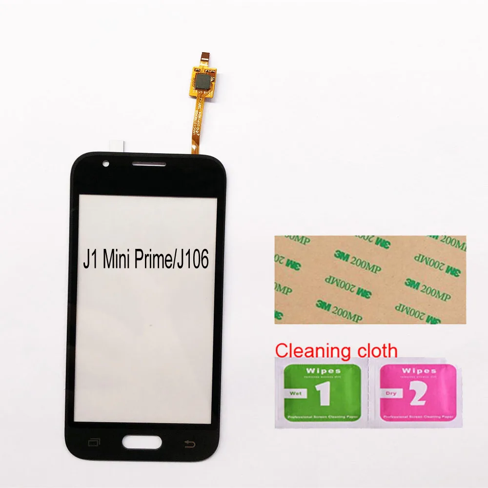 Black No Tools 4,0 ''J106 для samsung Galaxy Grand J1 Mini Prime J106 сенсорный экран дигитайзер сенсорная стеклянная панель объектива - Цвет: Black No Tools