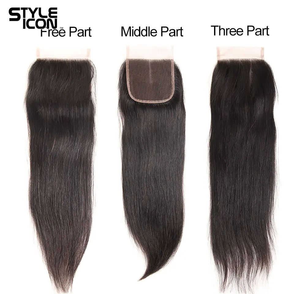 Styleicon Peruvian Straight Hair Bundles with Closure Natural Color 3 4 Bundles Natural Human Hair Bundles Straight with Closure Styleicon Peruvian Straight Hair Bundles with Closure Natural Color 3 4 Bundles Natural Human Hair Bundles Straight with Closure