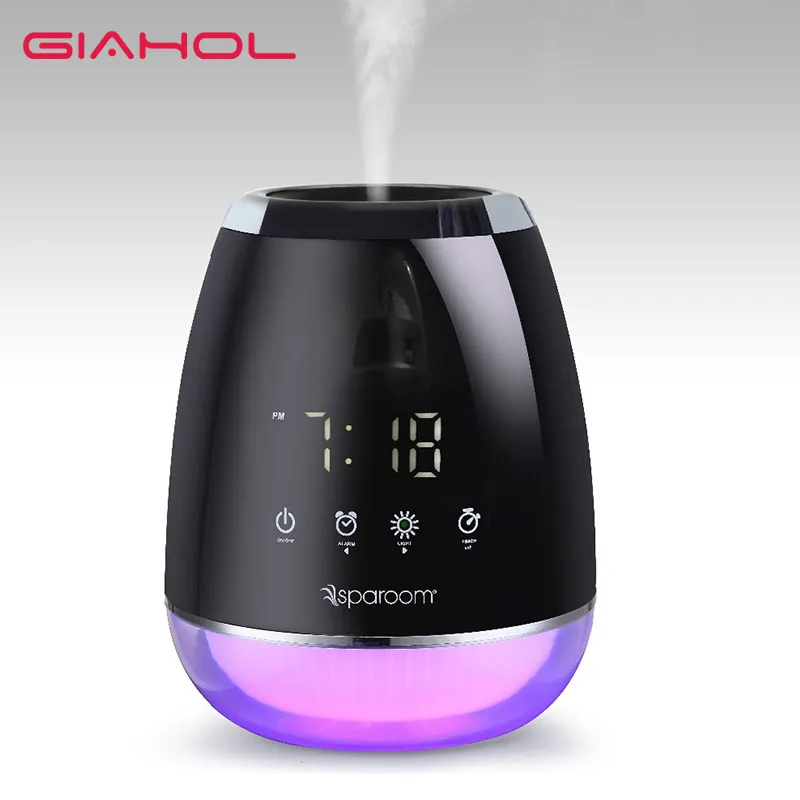 

GIAHOL 220ml Essential Oil Aroma Diffuser For Household Aromatherapy Refreshing Diffuser Mini Car Ultrasonic Aroma Humidifier