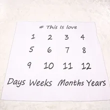 Реквизит для фотосъемки новорожденных одеяло буквы цифры одеяла с рисунком для маленьких мальчиков и девочек фон для фотографирования малышей аксессуары MU983964