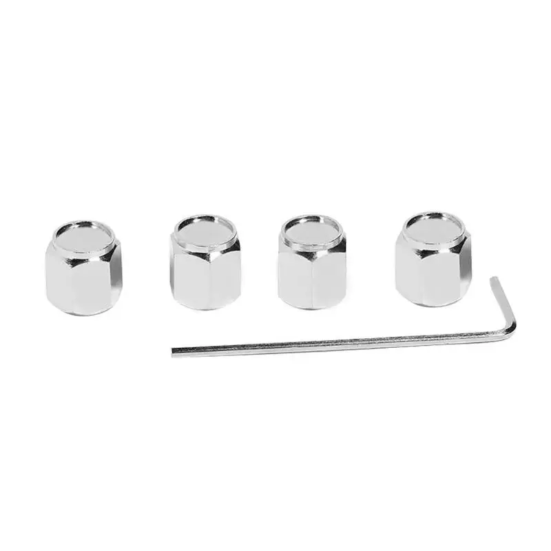 

4pcs Car Tire Valve Stem Caps Zinc Alloy Wheel Tyre Stem Air Caps Covers