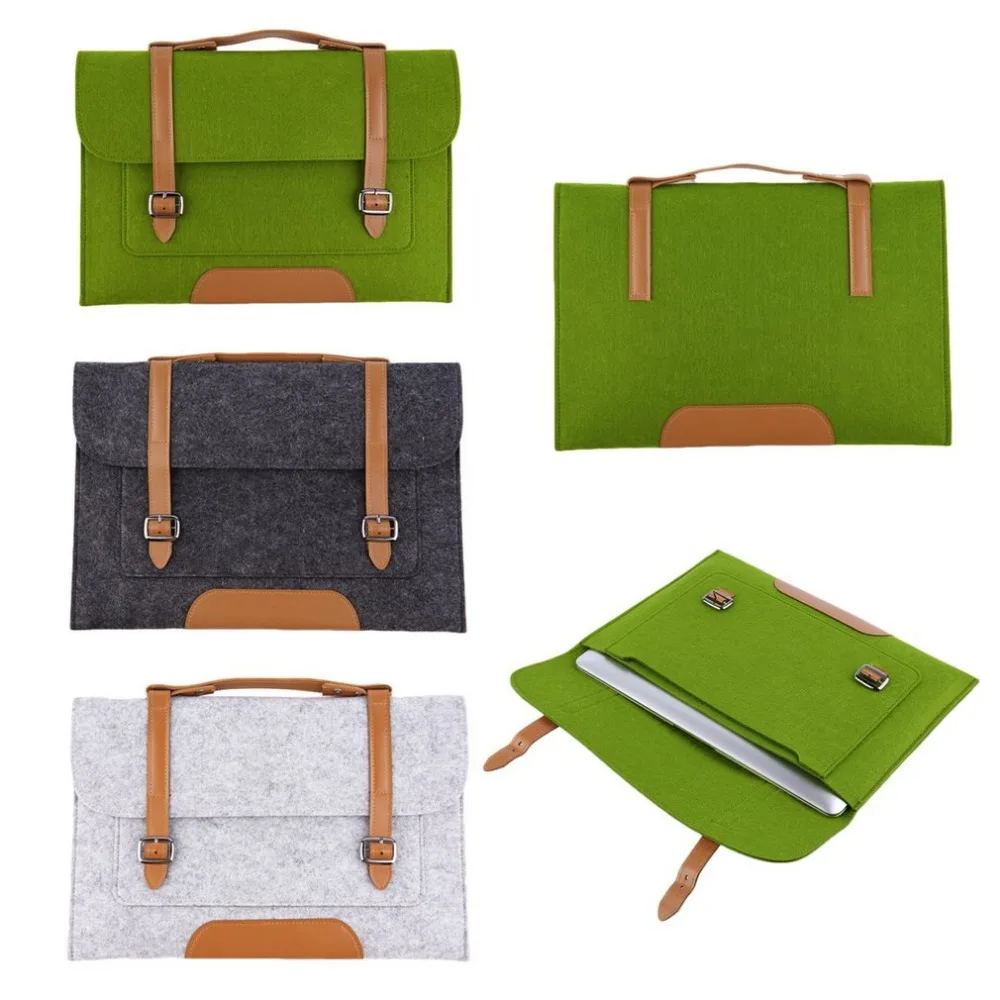 13 inch Woolen Felt Laptop Cover Case Notebook Sleeve Bag Pouch For