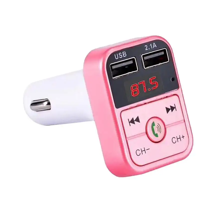 

Dual USB Bluetooth4.1 Handsfree Car Kit Charger FM Transmitter MP3 Player A2B2 Led Display Mar 7