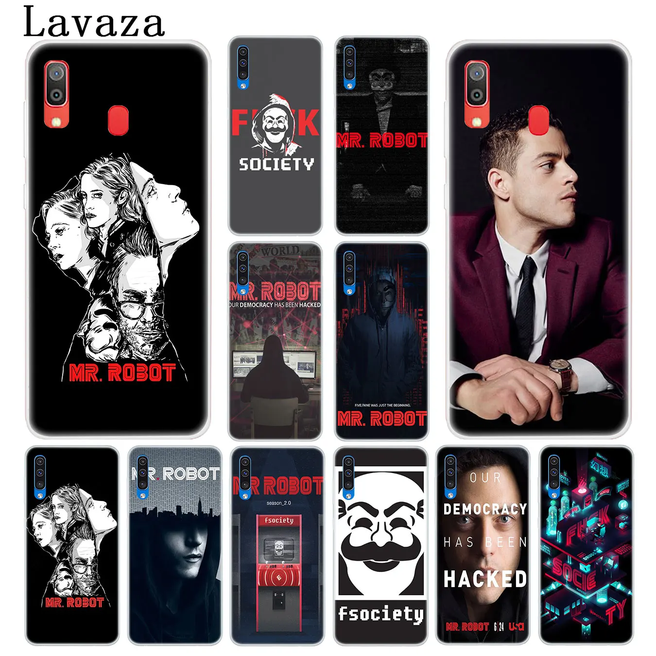

Lavaza Mr Robot Rami Malek Hard Transparent Phone Case for Samsung Galaxy A10 A20 A30 A40 A50 A60 A70 M40 M30 M20 M10 Cover