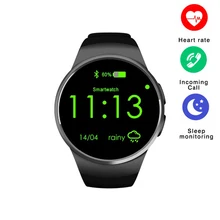 KW18 Bluetooth Смарт-часы полностью HD IPS наручные часы Поддержка sim-карты TF монитор сердечного ритма Смарт часы с микрофоном анти-потеря