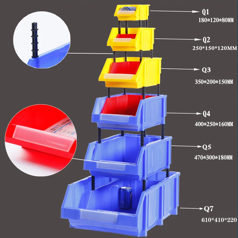 Классификация комбинированный ящик для хранения инструментов Запчасти для гаражного блока стеллажи аппаратные средства винт инструмент организовать ящик компоненты чехол