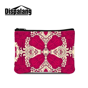 

Dispalang illustration Coin Purse Women Mini Wallet Pouch Striped Girls Coin Purse Cat Small Key Wallet Card Bag Phone Storage