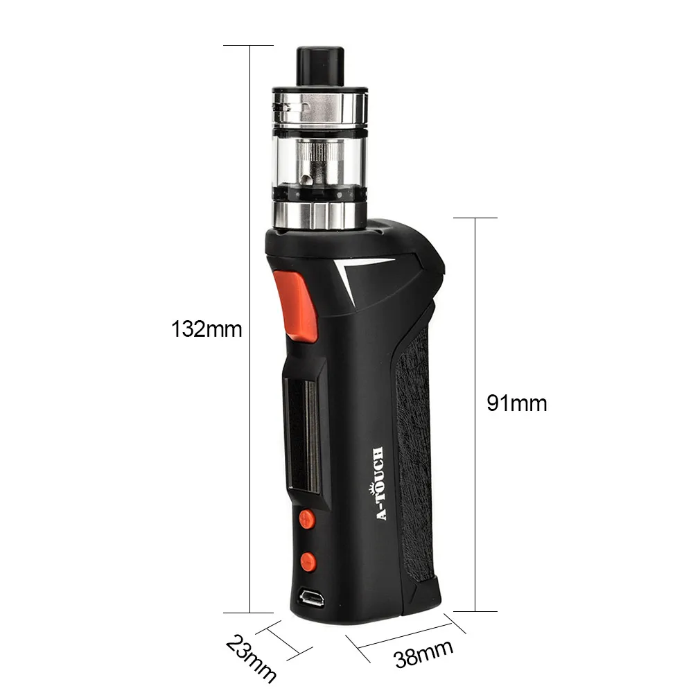 elektronik sigara Starter Kit Atouch AK007 70W Vape Kit E Cigarette mod 2ML Capacity Tank Vaporizer elektronik sigara Starter Kit Atouch AK007 70W Vape Kit E Cigarette mod 2ML Capacity Tank Vaporizer