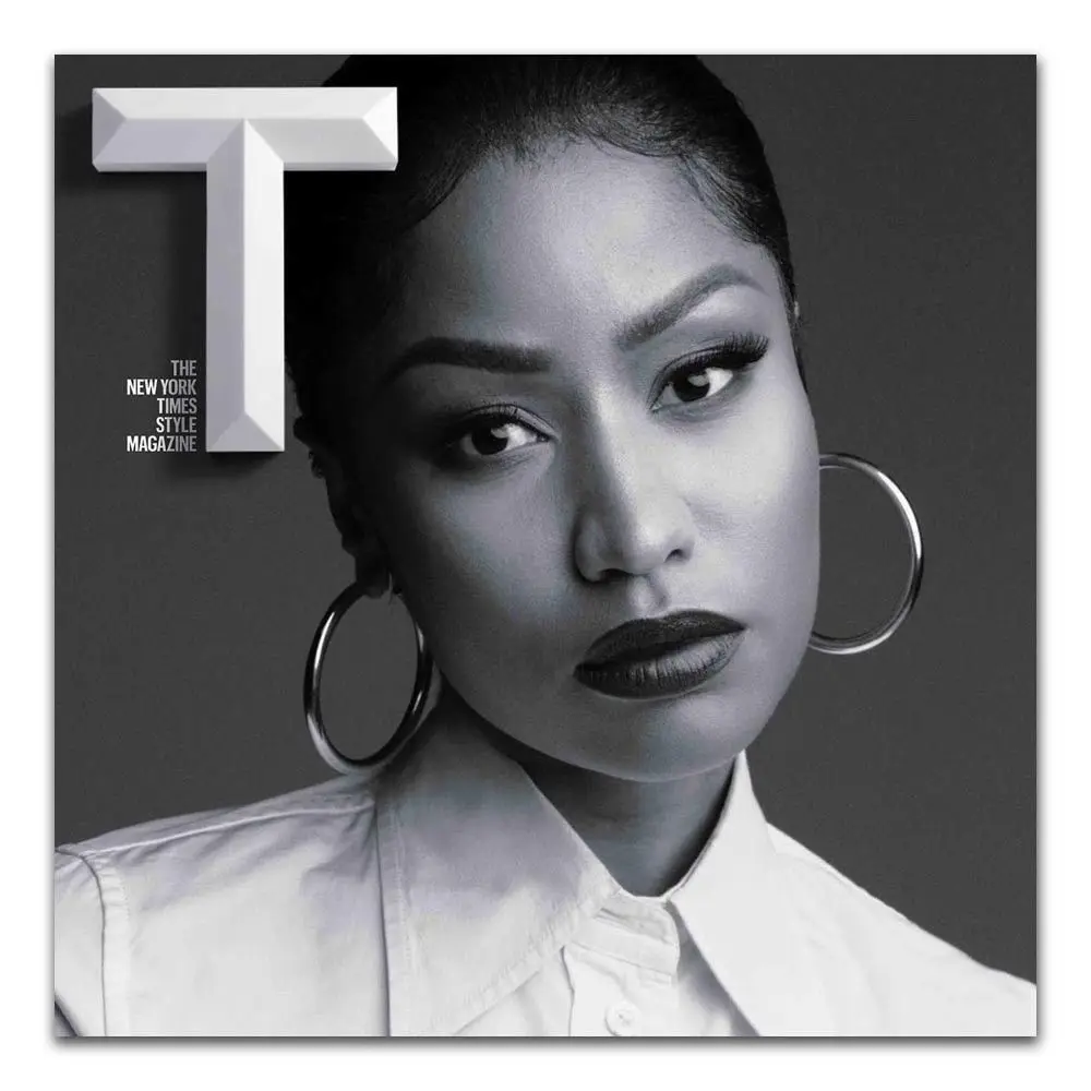 

G-346 Nicki Minaj Rap Pop Music Singer Star Album Cover Poster 14x14 24x24 27x27inch Art Canvas Wall Pictures For Living Room