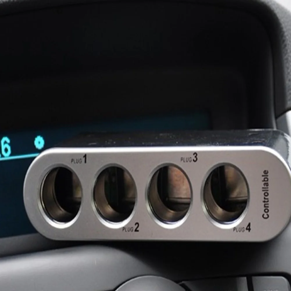Разветвитель автомобильного прикуривателя 4 порта в 1 USB порт 12 В/24 Н|cigarette lighter socket