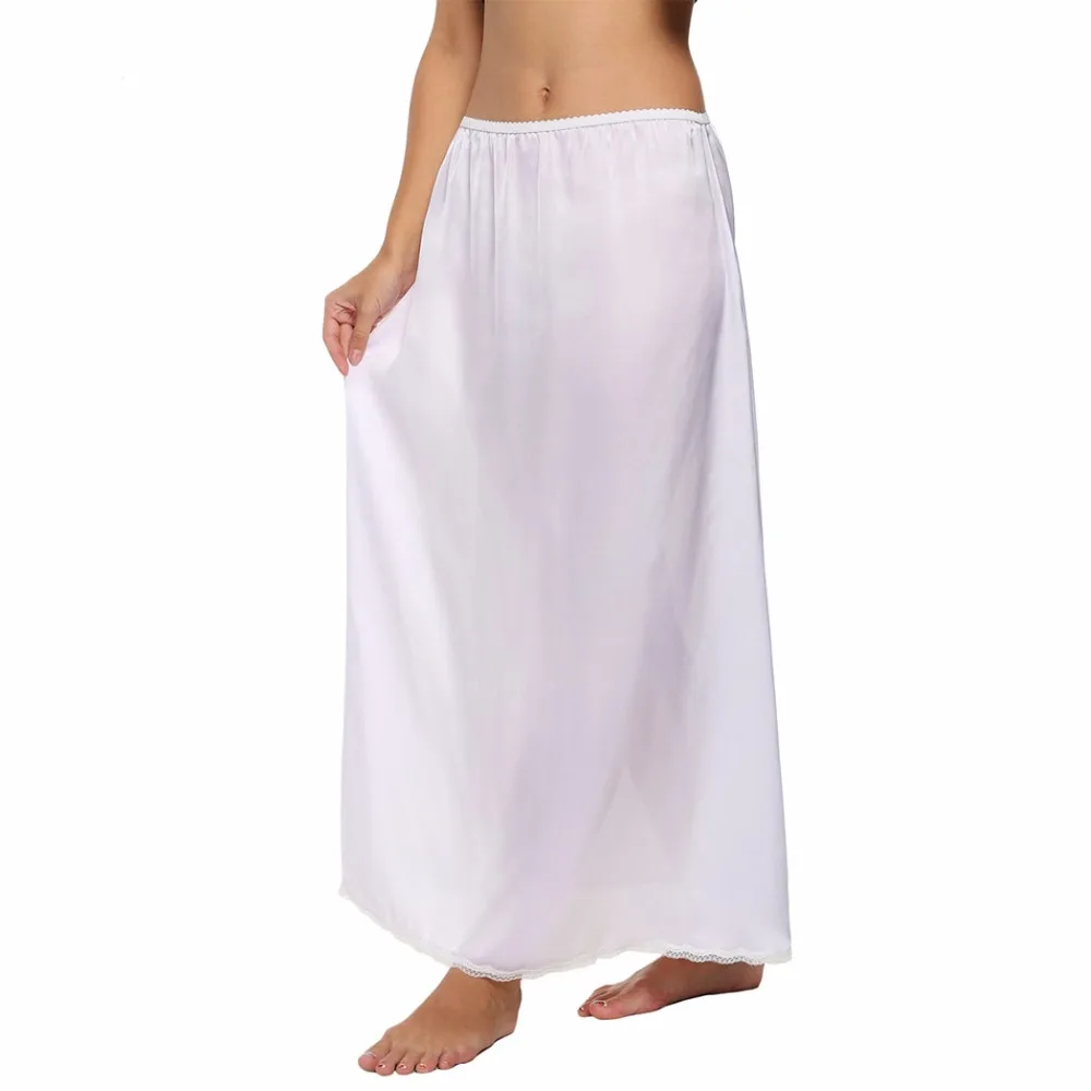 Find Dress Women Half Slip Flexible Underskirt with Lace Edging