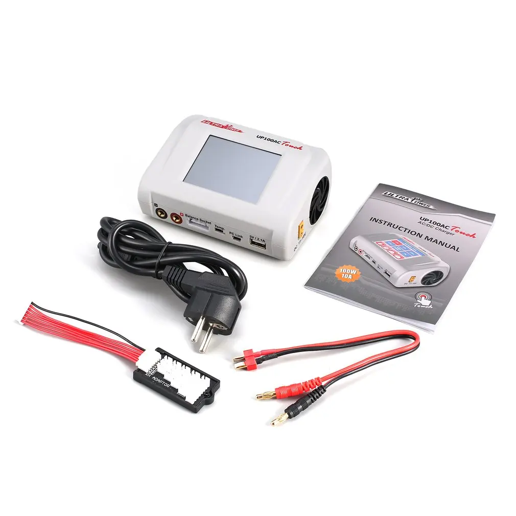 

Ultra Power UP100AC Touch Screen 100 W Rc Multicopter LiIo/LiPo/LiFe/LiHv/NiCd/NiMH/Pb Charger Balance Charger/Discharger HOT!
