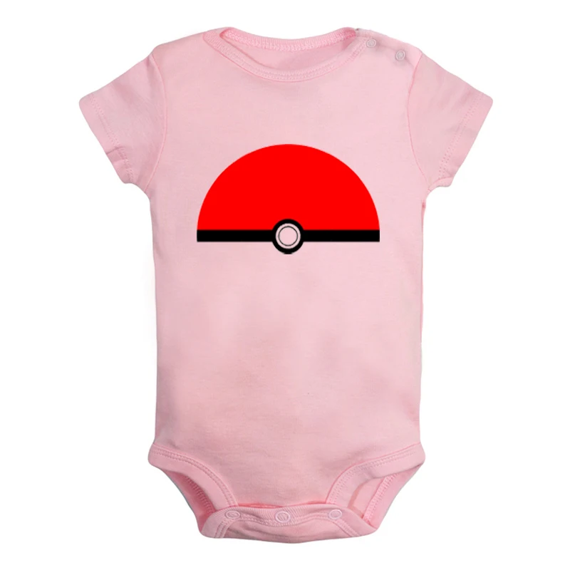Pokemon Pokeball покебол Пикачу и компаньоны дизайн для новорожденных мальчиков и девочек униформа-комбинезон с принтом для младенцев - Цвет: JaBaby049PD