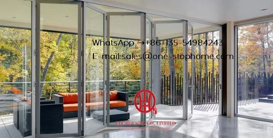 Matt white color grille french design aluminum glass bifold door for balconyoutdoor dividers soundp