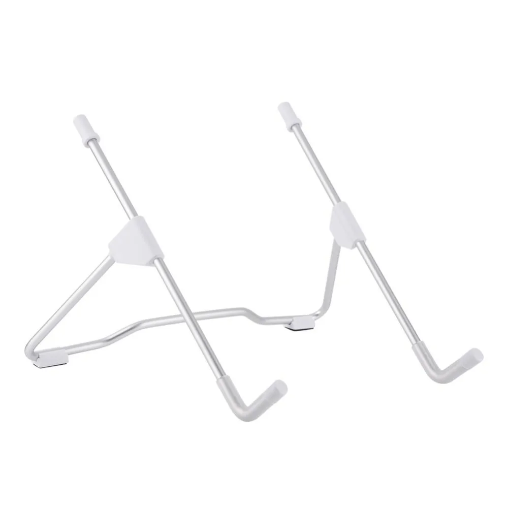 

White Foldable Adjustable Laptop Stand Holder For iPad 1/2/3/4/mini 10-17" Notebook Tablet