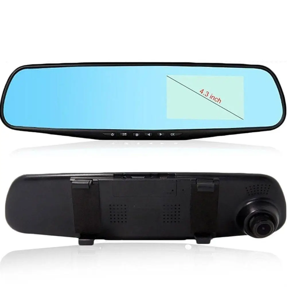 

DVR Dash Camera Dash Cam Car Auto Recorder Video Full Hd Front And RearDVR Mirror Dual Lens Rear View Camera Rearview Dashcam