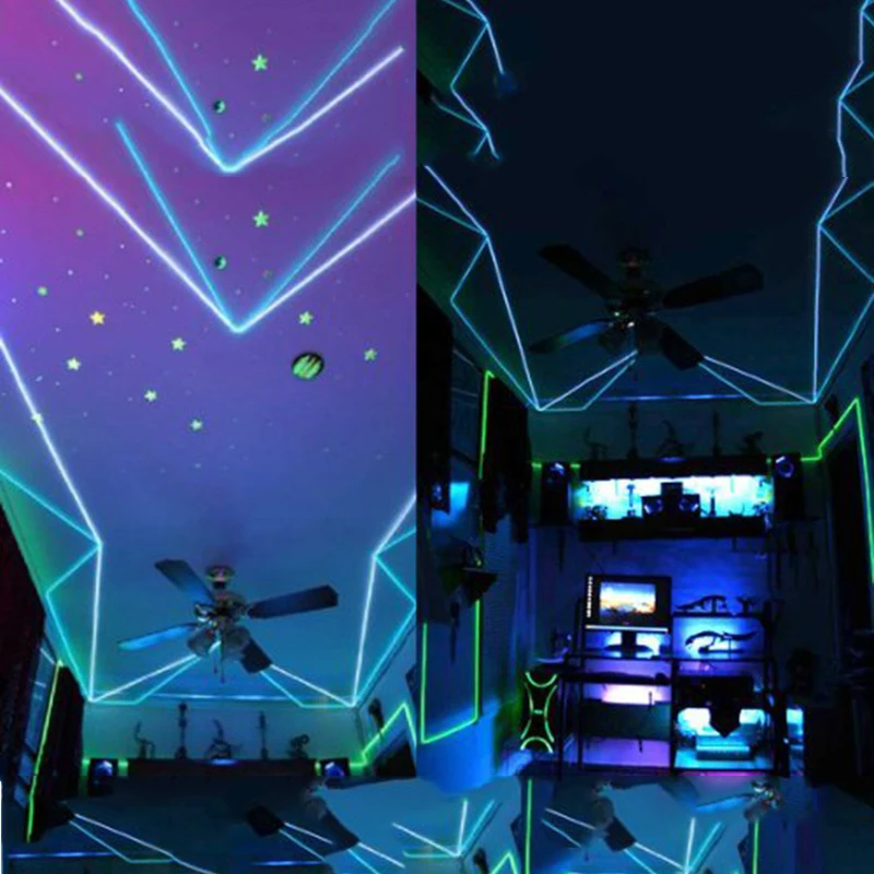 3 м цветной неоновый свет светящийся провод веревка водонепроницаемая