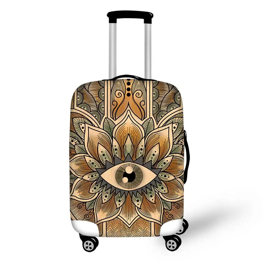 FORUDESIG Hamsa Hand Printing Luggage Covers Waterproof Travel Suitcase Cover for 18-30inch Cases Elastic Luggage Protector FORUDESIG Hamsa Hand Printing Luggage Covers Waterproof Travel Suitcase Cover for 18-30inch Cases Elastic Luggage Protector