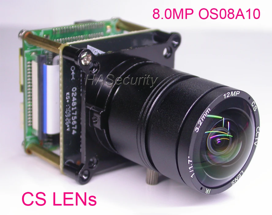 8 0mp (4K/2K) H.265 IPC 1/1.8 &quotOmniVision OS08A10 CMOS датчик + Hi3516A V200 Модуль платы IP камера