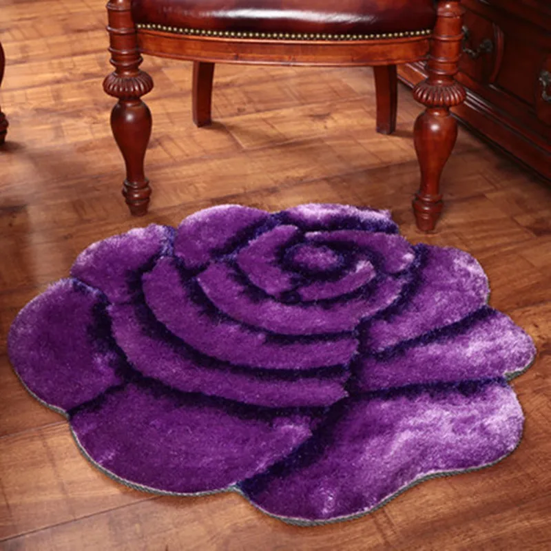 

3D Romantic Roses Household Super Soft Carpets For Living Room Bedroom Large Area Rugs Valentine's Day Home Decorative Mats/Rug