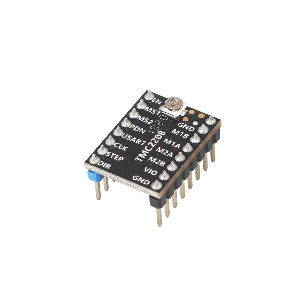 LERDGE TMC2208 محرك متدرج سائق 3D أجزاء الطابعة Stepstick سوبر الصامت مع جديد بالوعة حرارة الحالي 1.4A الذروة الحالي 2A