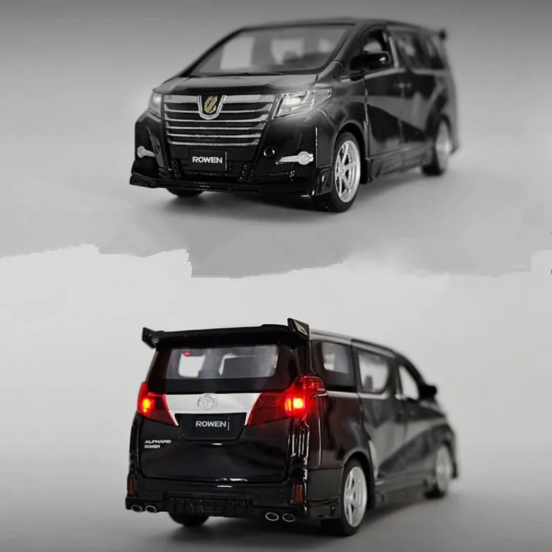 Pаспродажа Высокая моделирования toyota Alphard MPV 132 Масштаб сплава оттягивать назад автомобиль игрушка, Коллекция Модель, бесплатная доставка
