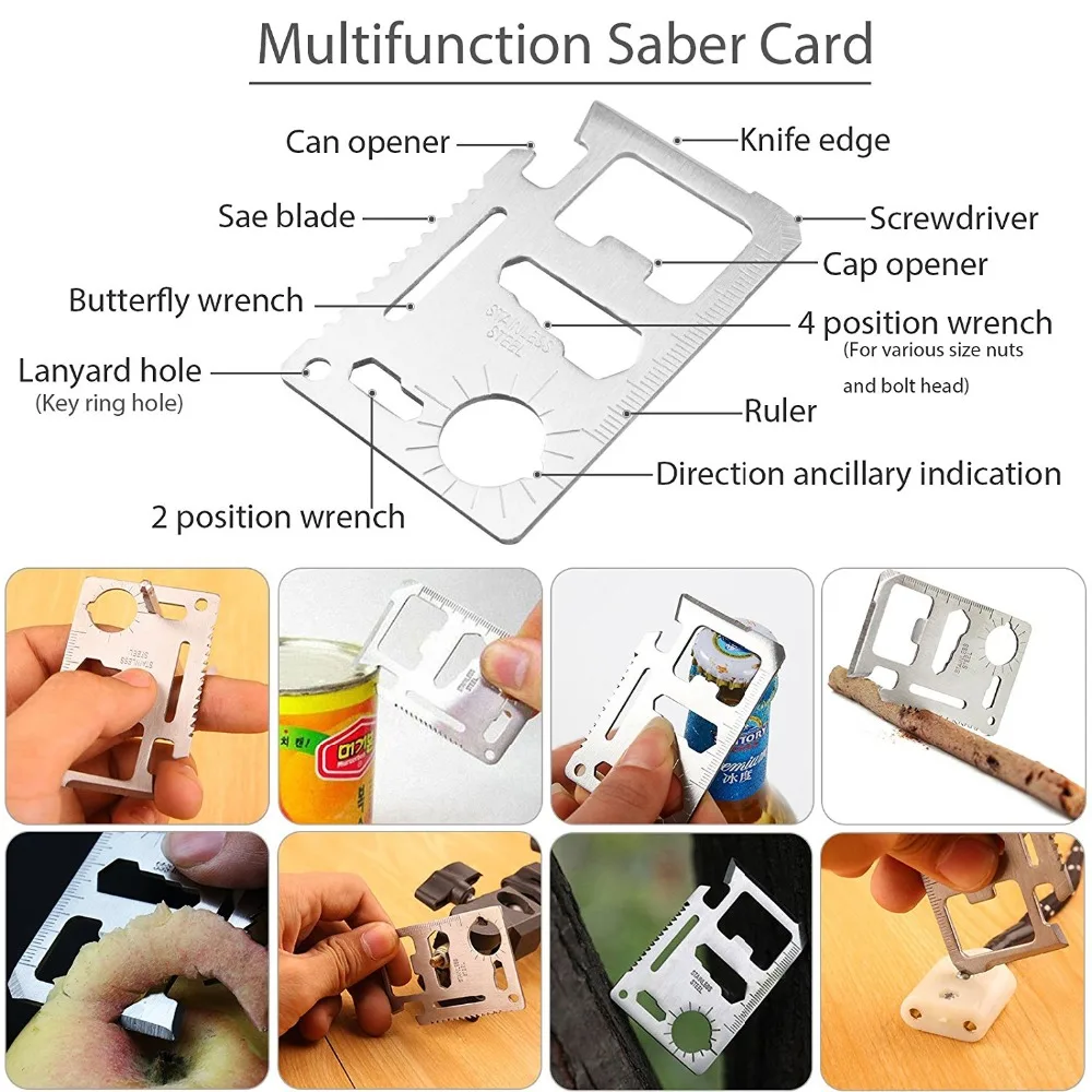 Outdoor Camping Tools Survival Equipment Emergency survival kit box self defense tourism SOS equipment for outdoor recreation (4)